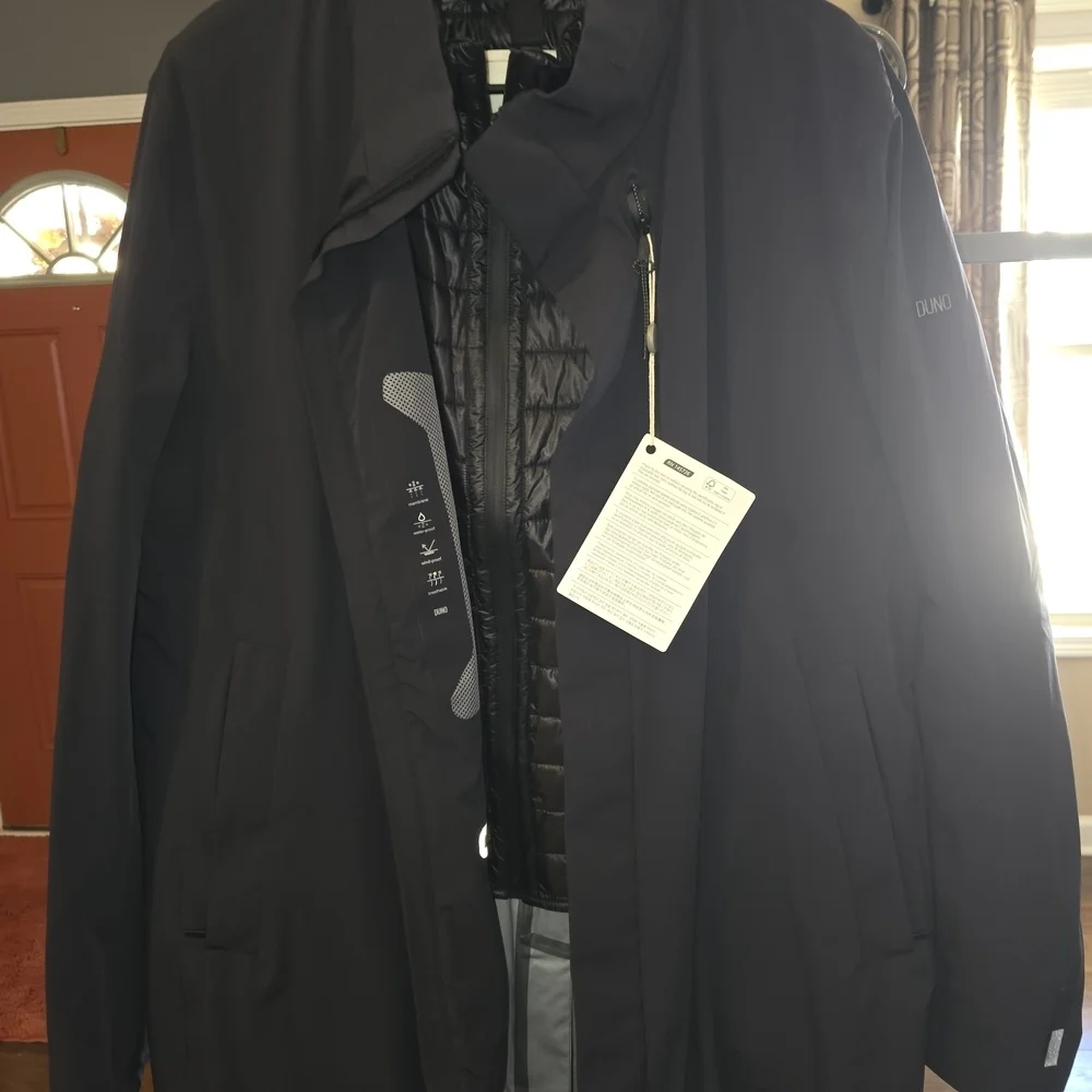 Duno Black Performance Jacket for Men